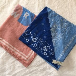 Madewell bandanna scarf bundle